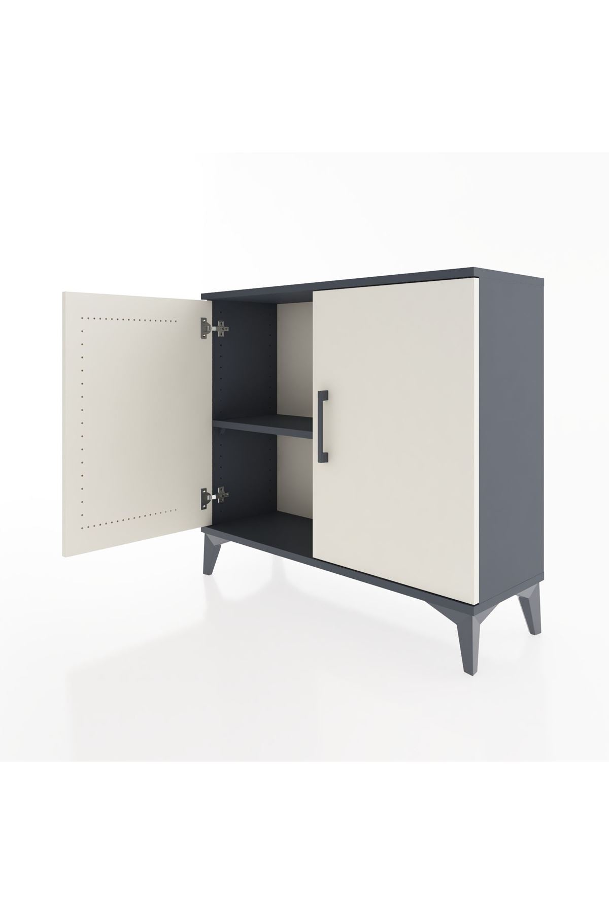 Arges Şifonyer Tek Raflı 2 Kapaklı 88x30x80 - S03M021V4A