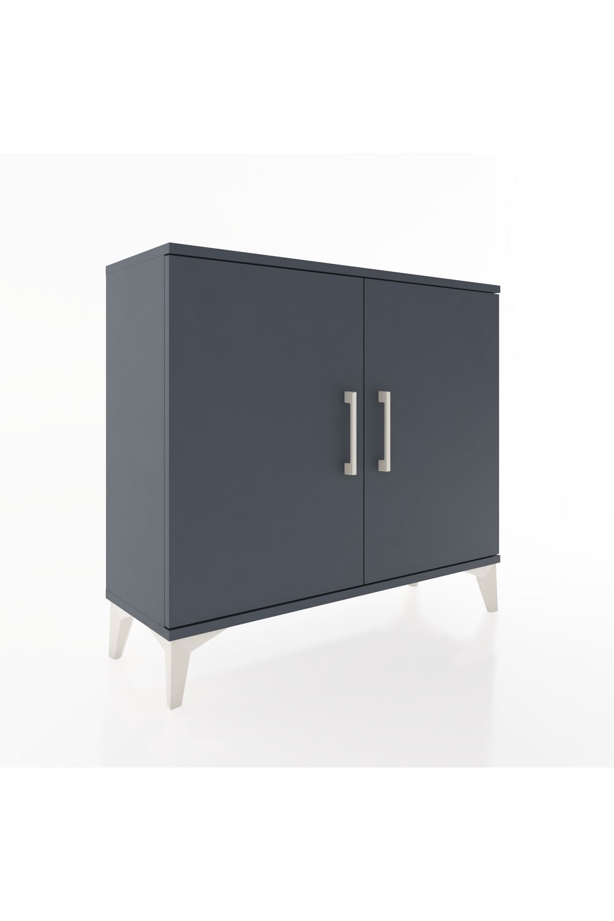 Arges Şifonyer Tek Raflı 2 Kapaklı 88x30x80 - S03M021V5A
