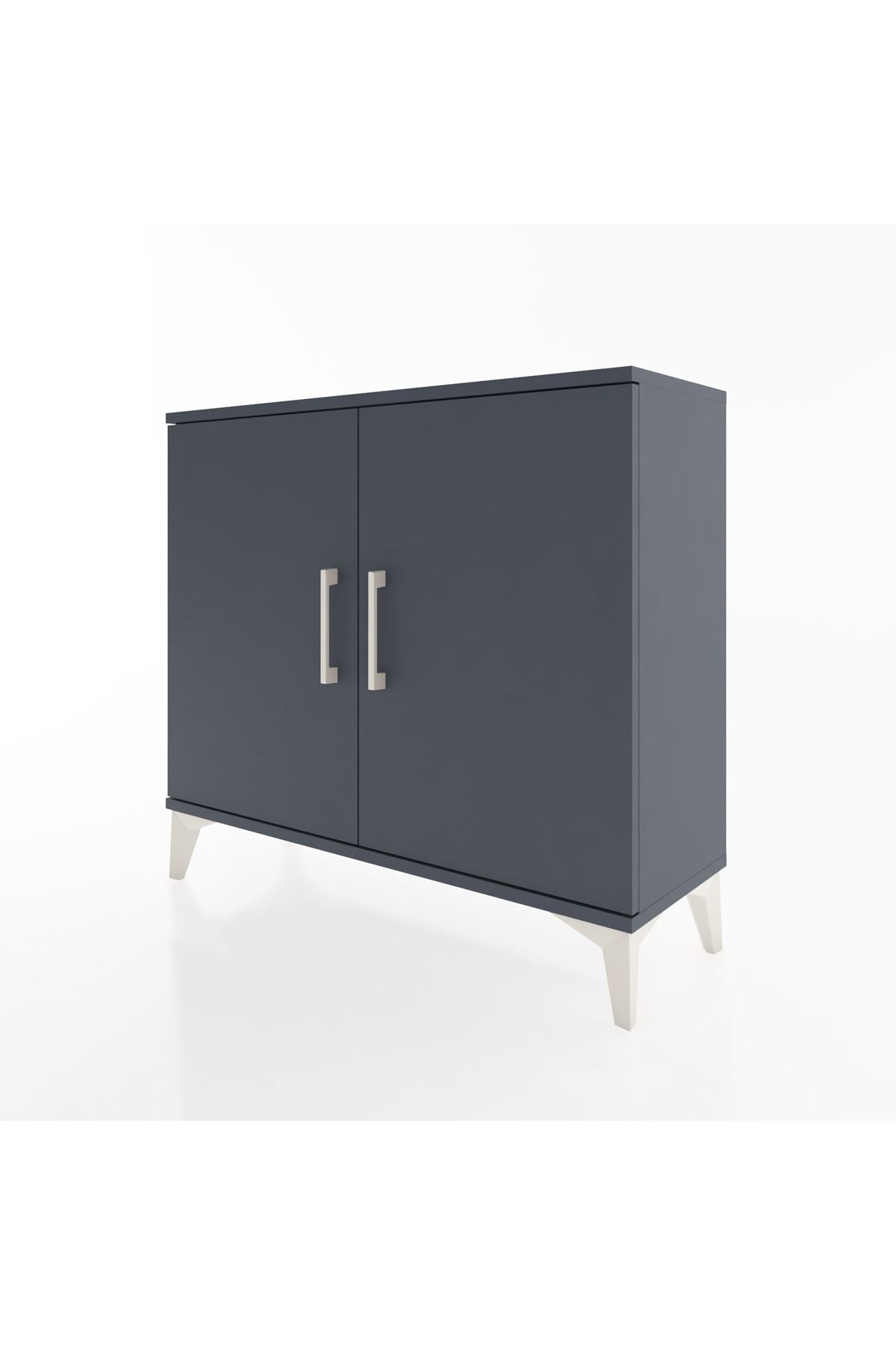Arges Şifonyer Tek Raflı 2 Kapaklı 88x30x80 - S03M021V5A