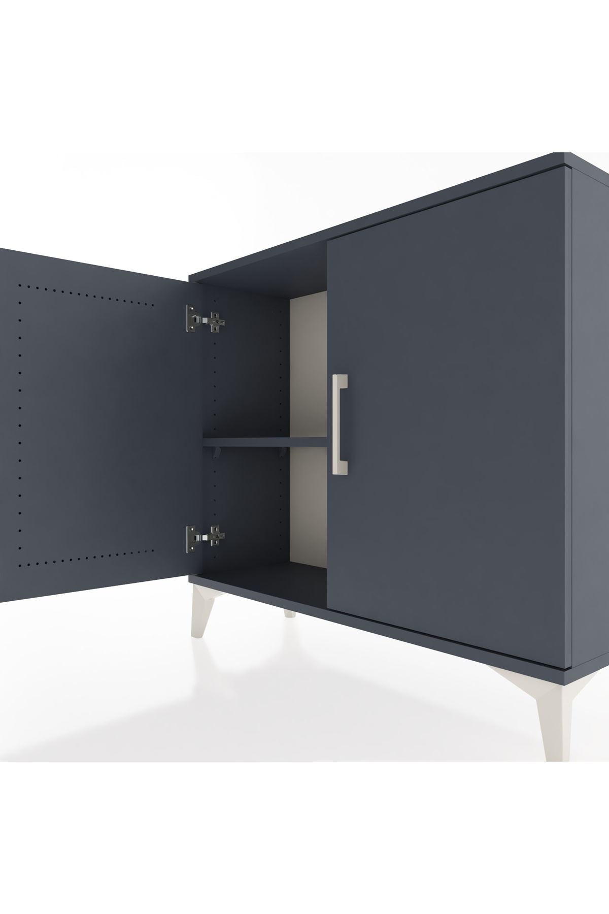 Arges Şifonyer Tek Raflı 2 Kapaklı 88x30x80 - S03M021V5A
