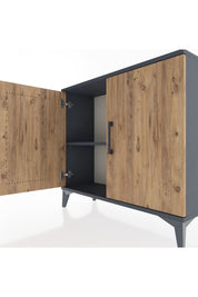 Arges Şifonyer Tek Raflı 2 Kapaklı 88x30x80 - S03M021V6A