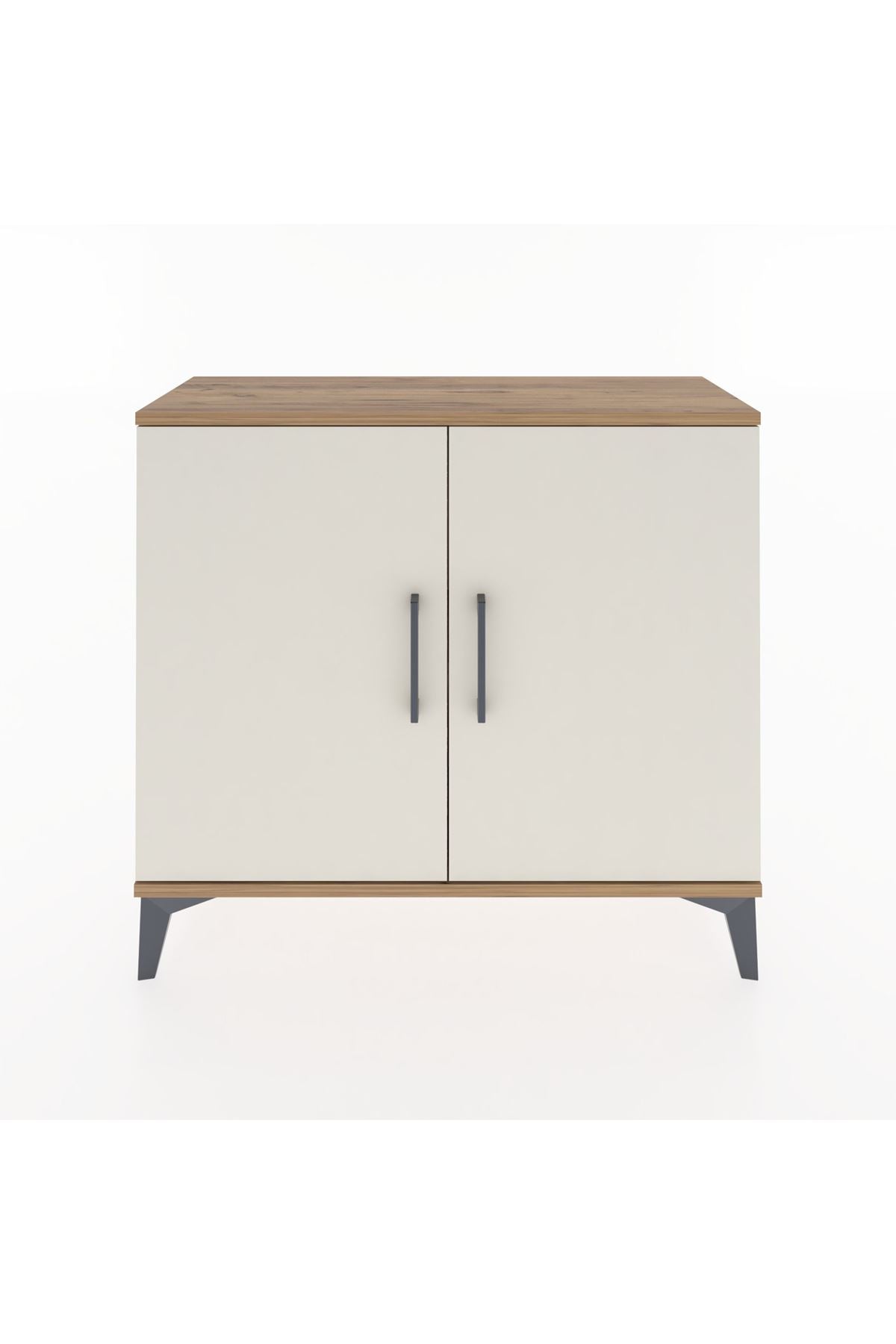 Arges Şifonyer Tek Raflı 2 Kapaklı 88x30x80 - S03M021V7A