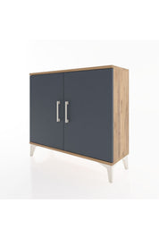 Arges Şifonyer Tek Raflı 2 Kapaklı 88x30x80 - S03M021V8A
