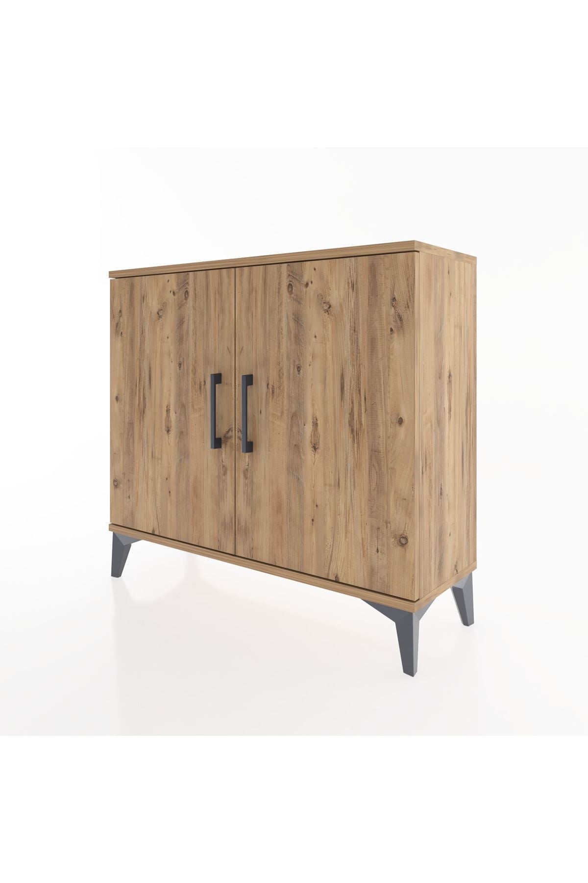 Arges Şifonyer Tek Raflı 2 Kapaklı 88x30x80 - S03M021V9A
