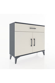 Arges Şifonyer Tek Raflı Tek Çekmeceli 2 Kapaklı 88x30x80 - S03M023V4A