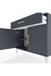Arges Şifonyer Tek Raflı Tek Çekmeceli 2 Kapaklı 88x30x80 - S03M023V5A