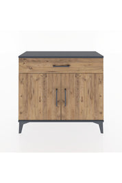 Arges Şifonyer Tek Raflı Tek Çekmeceli 2 Kapaklı 88x30x80 - S03M023V6A