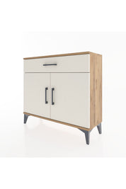 Arges Şifonyer Tek Raflı Tek Çekmeceli 2 Kapaklı 88x30x80 - S03M023V7A