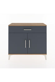 Arges Şifonyer Tek Raflı Tek Çekmeceli 2 Kapaklı 88x30x80 - S03M023V8A