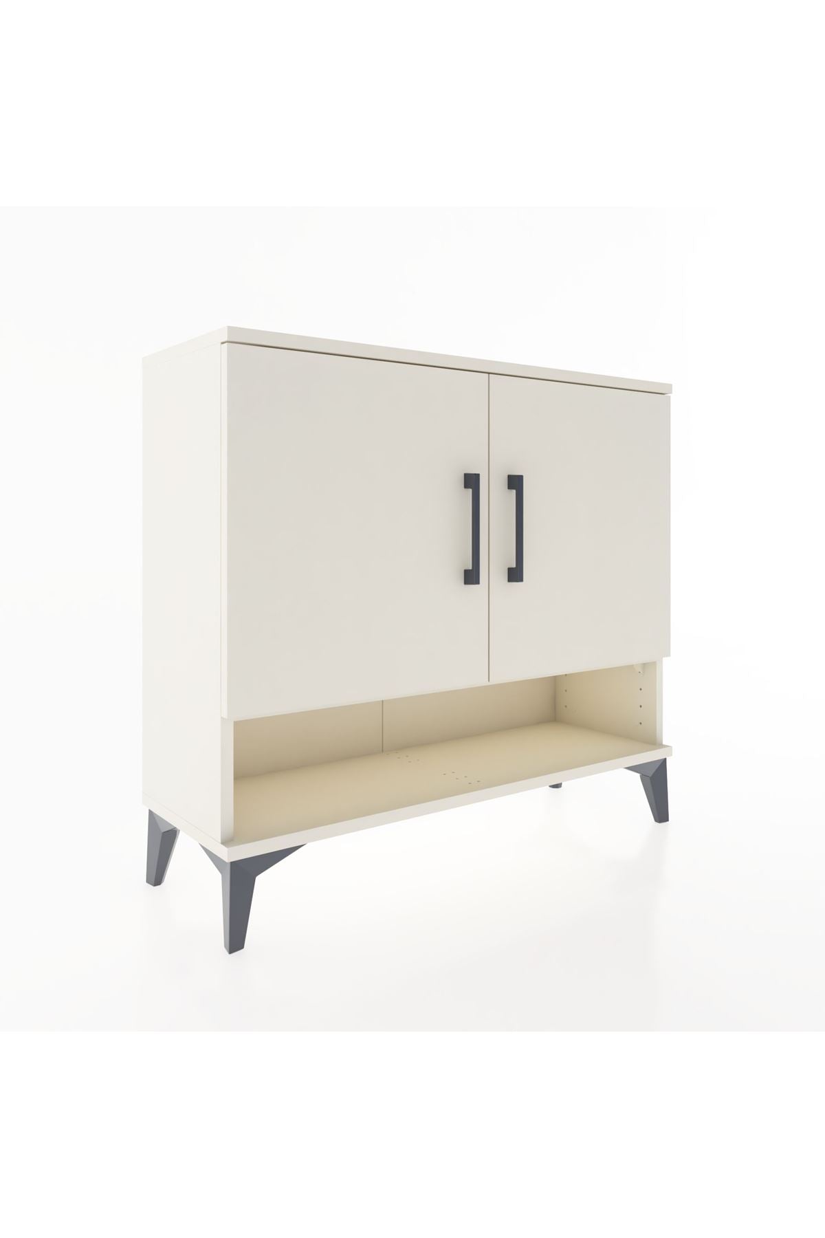 Arges Şifonyer 2 Raflı 2 Kapaklı 88x30x80 - S03M024V1A