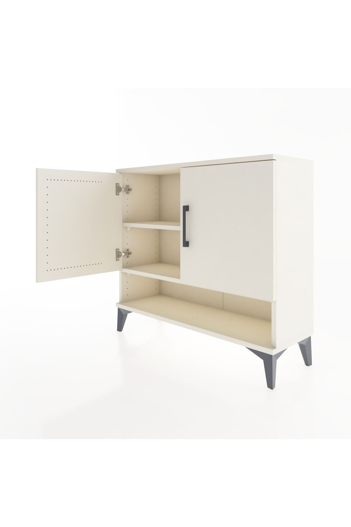Arges Şifonyer 2 Raflı 2 Kapaklı 88x30x80 - S03M024V1A