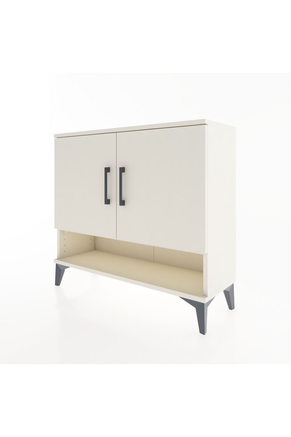 Arges Şifonyer 2 Raflı 2 Kapaklı 88x30x80 - S03M024V1A