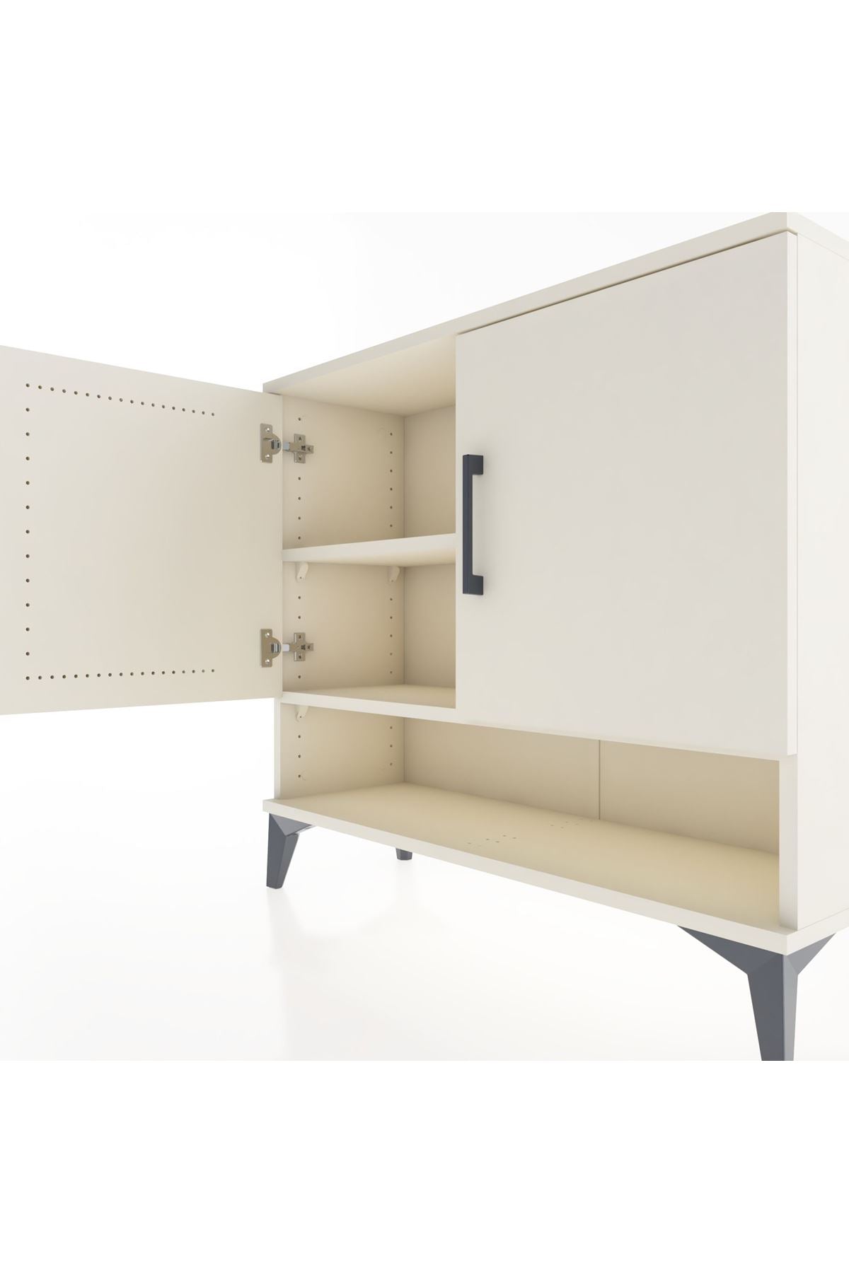 Arges Şifonyer 2 Raflı 2 Kapaklı 88x30x80 - S03M024V1A