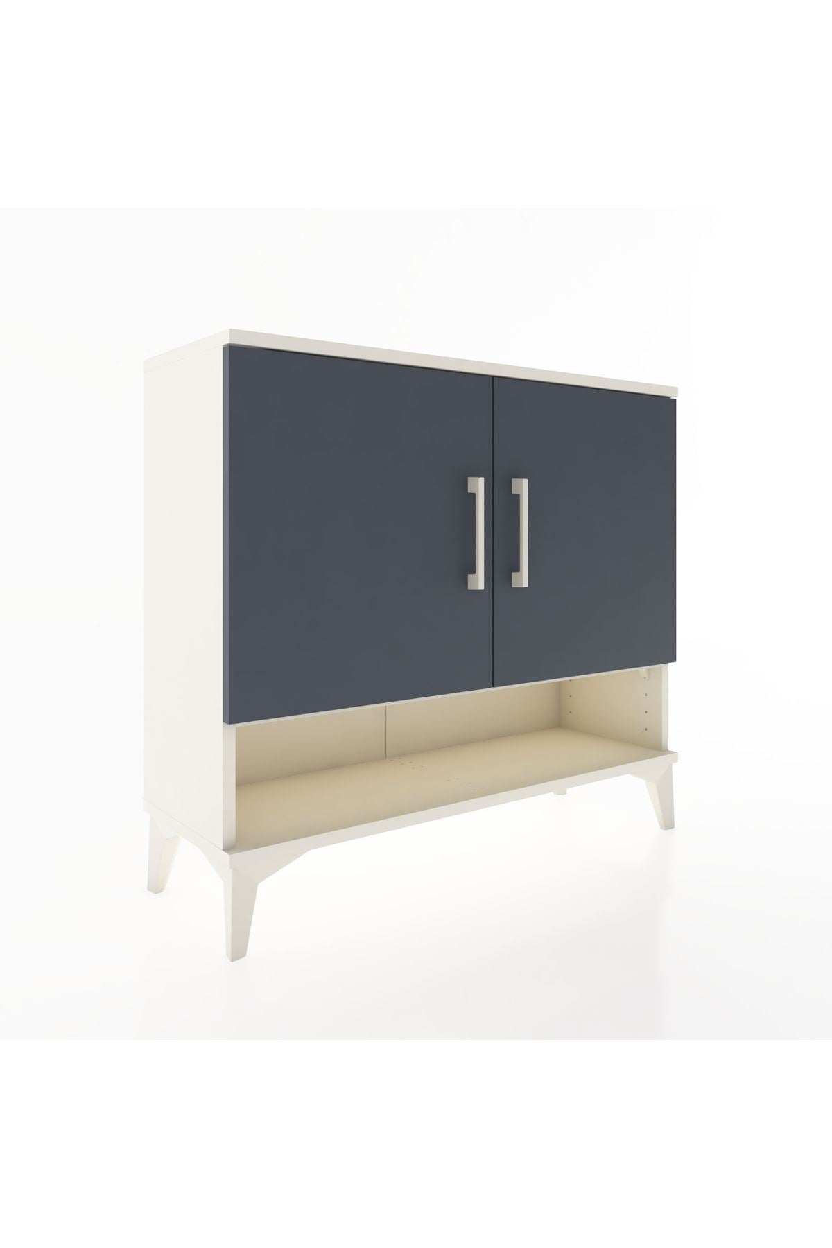 Arges Şifonyer 2 Raflı 2 Kapaklı 88x30x80 - S03M024V2A