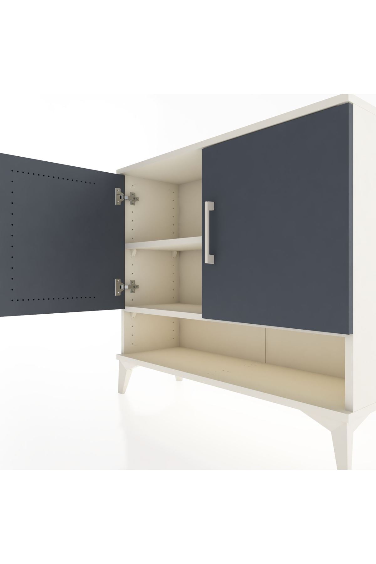 Arges Şifonyer 2 Raflı 2 Kapaklı 88x30x80 - S03M024V2A