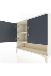 Arges Şifonyer 2 Raflı 2 Kapaklı 88x30x80 - S03M024V2A