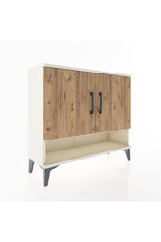 Arges Şifonyer 2 Raflı 2 Kapaklı 88x30x80 - S03M024V3A