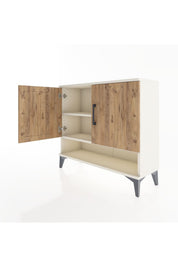 Arges Şifonyer 2 Raflı 2 Kapaklı 88x30x80 - S03M024V3A