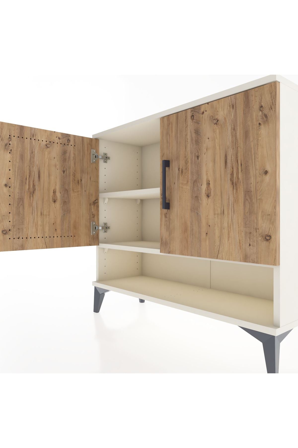 Arges Şifonyer 2 Raflı 2 Kapaklı 88x30x80 - S03M024V3A