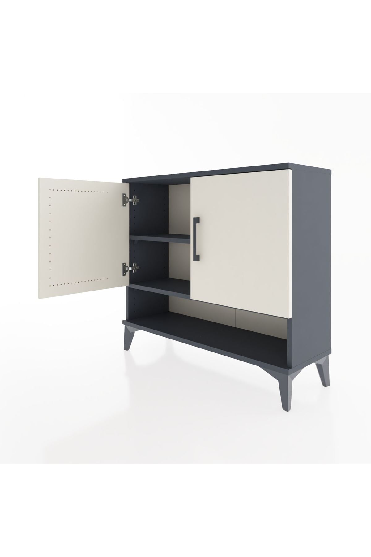 Arges Şifonyer 2 Raflı 2 Kapaklı 88x30x80 - S03M024V4A
