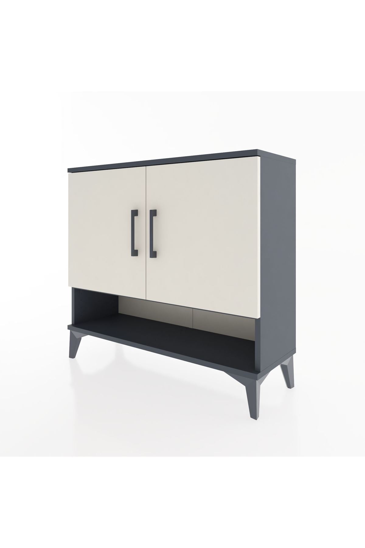 Arges Şifonyer 2 Raflı 2 Kapaklı 88x30x80 - S03M024V4A
