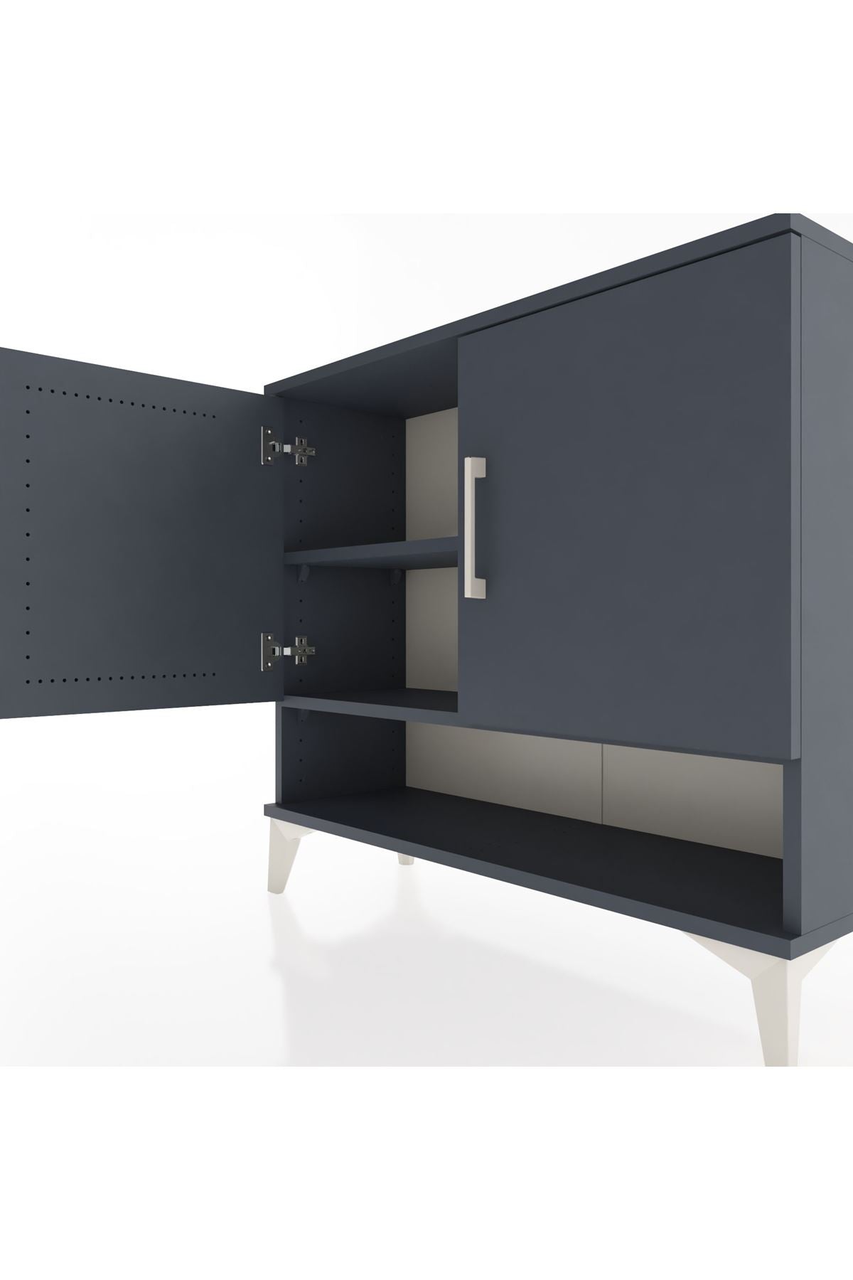 Arges Şifonyer 2 Raflı 2 Kapaklı 88x30x80 - S03M024V5A