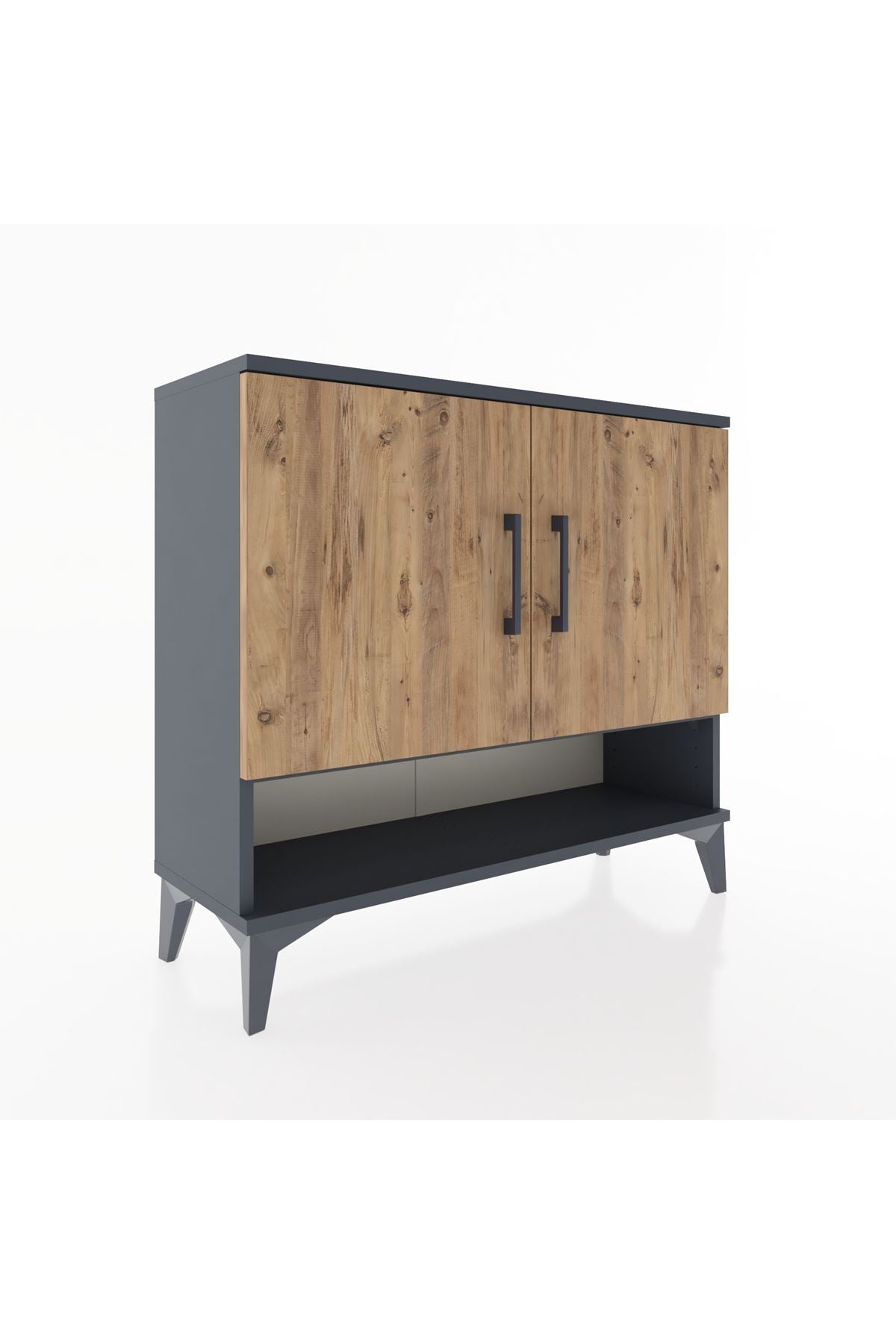 Arges Şifonyer 2 Raflı 2 Kapaklı 88x30x80 - S03M024V6A