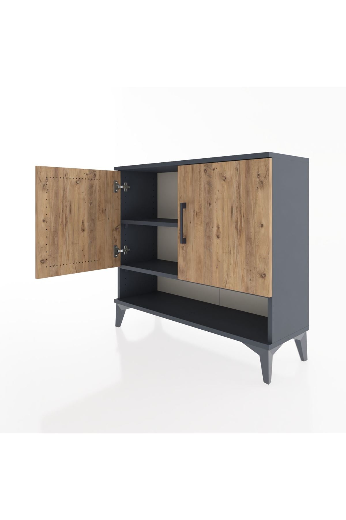 Arges Şifonyer 2 Raflı 2 Kapaklı 88x30x80 - S03M024V6A