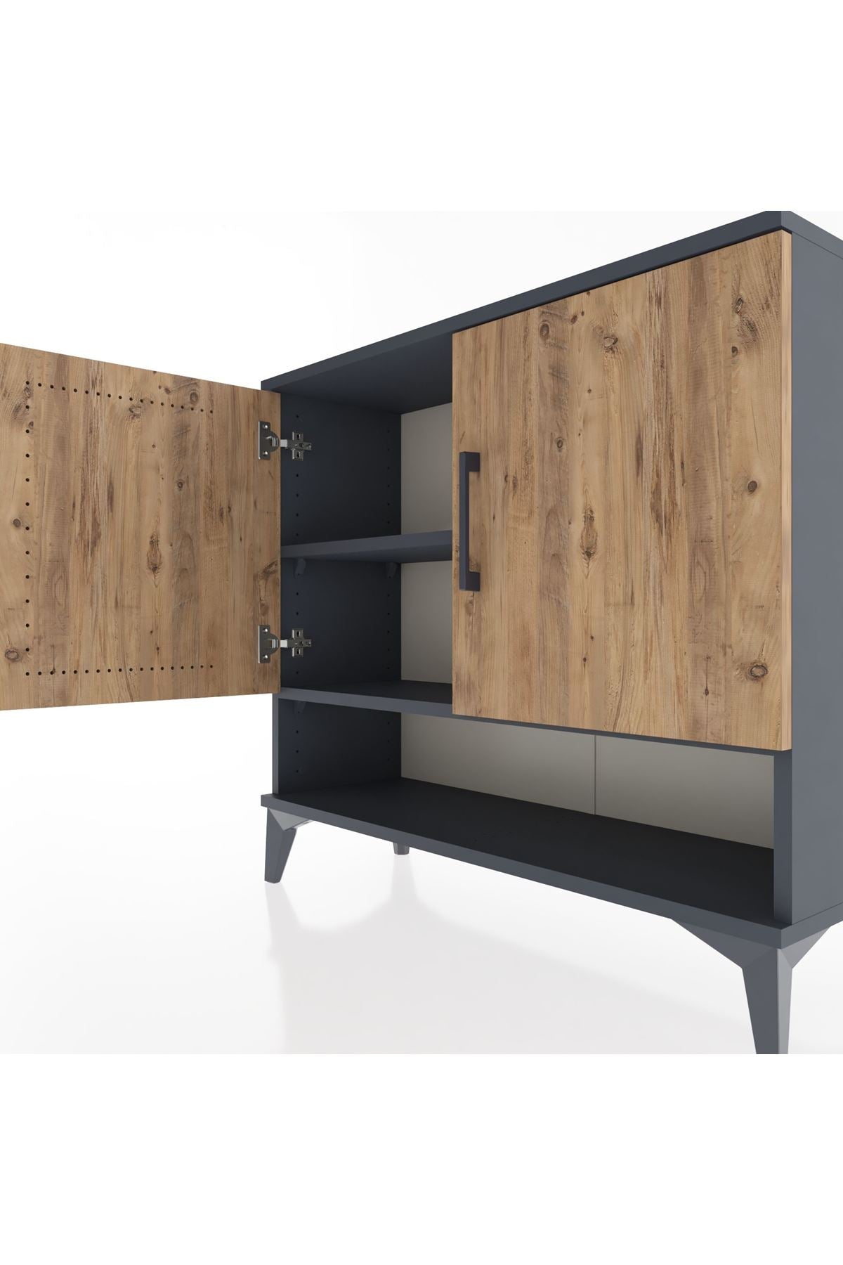 Arges Şifonyer 2 Raflı 2 Kapaklı 88x30x80 - S03M024V6A