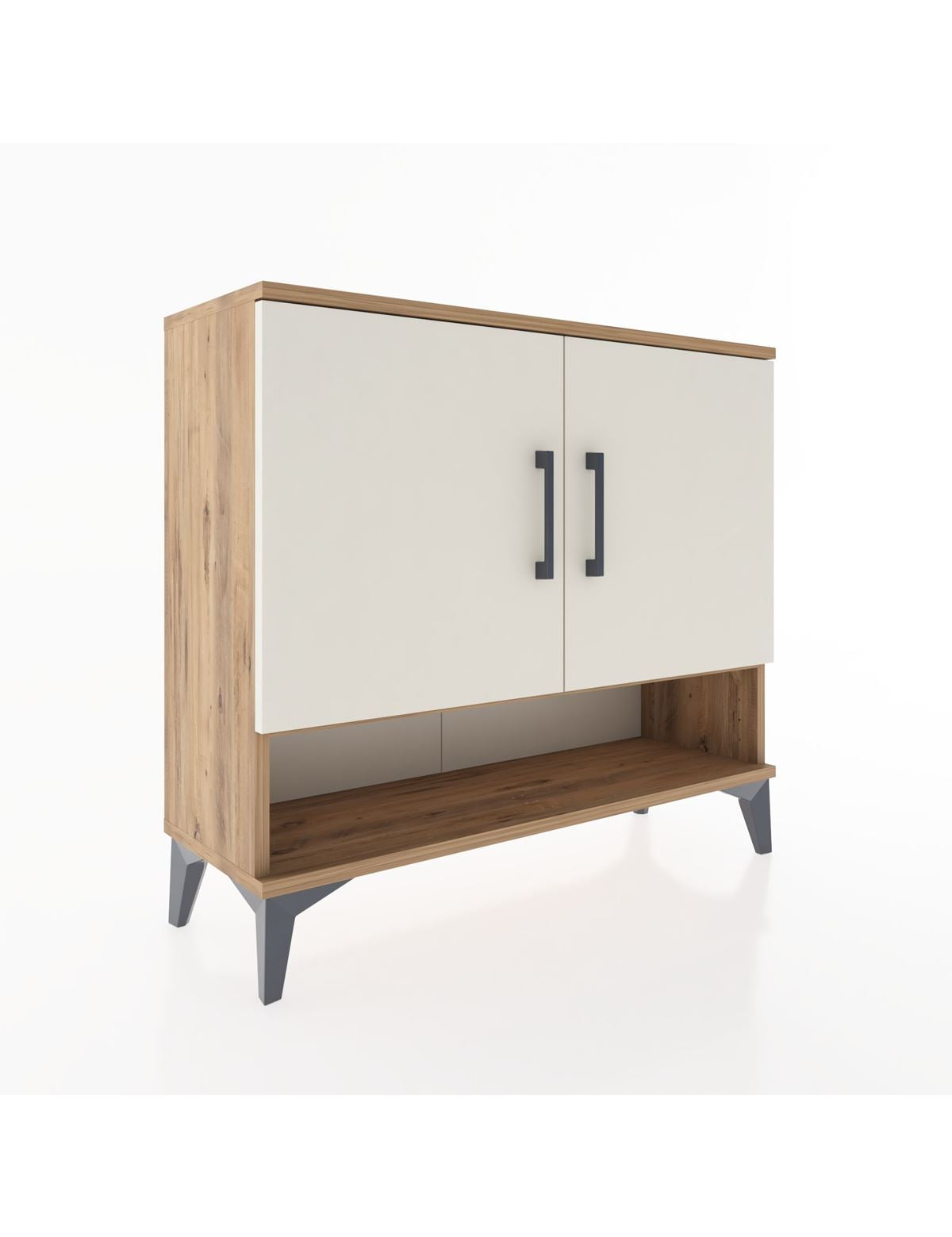 Arges Şifonyer 2 Raflı 2 Kapaklı 88x30x80 - S03M024V7A