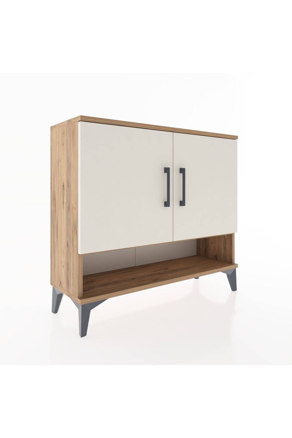 Arges Şifonyer 2 Raflı 2 Kapaklı 88x30x80 - S03M024V7A