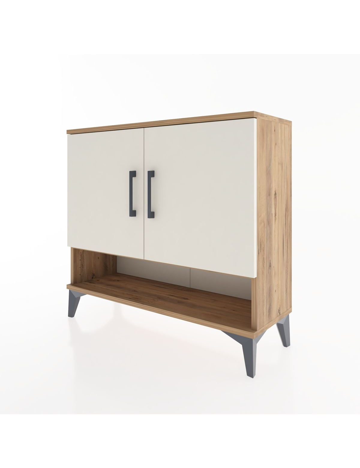 Arges Şifonyer 2 Raflı 2 Kapaklı 88x30x80 - S03M024V7A