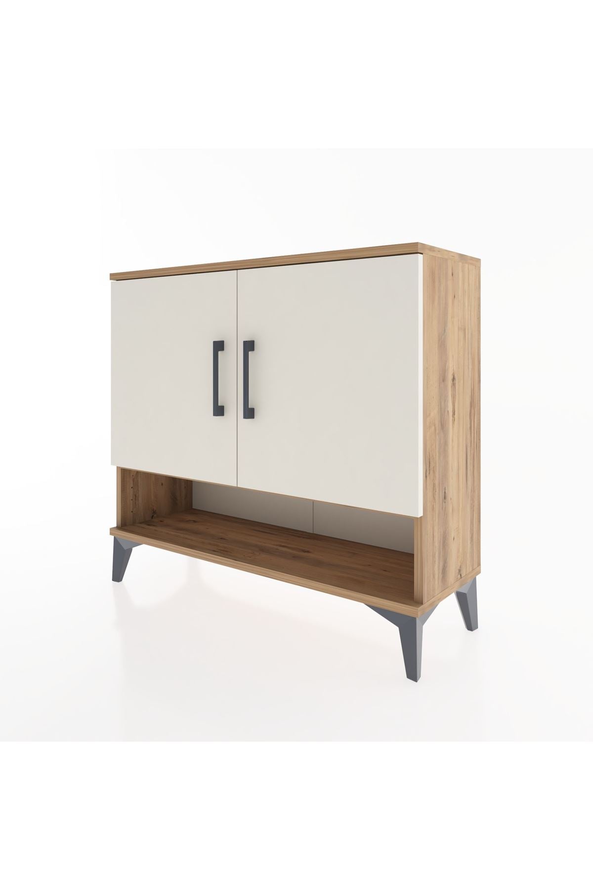 Arges Şifonyer 2 Raflı 2 Kapaklı 88x30x80 - S03M024V7A