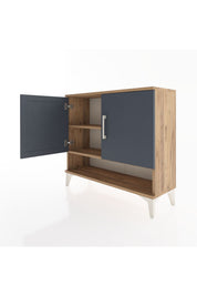 Arges Şifonyer 2 Raflı 2 Kapaklı 88x30x80 - S03M024V8A