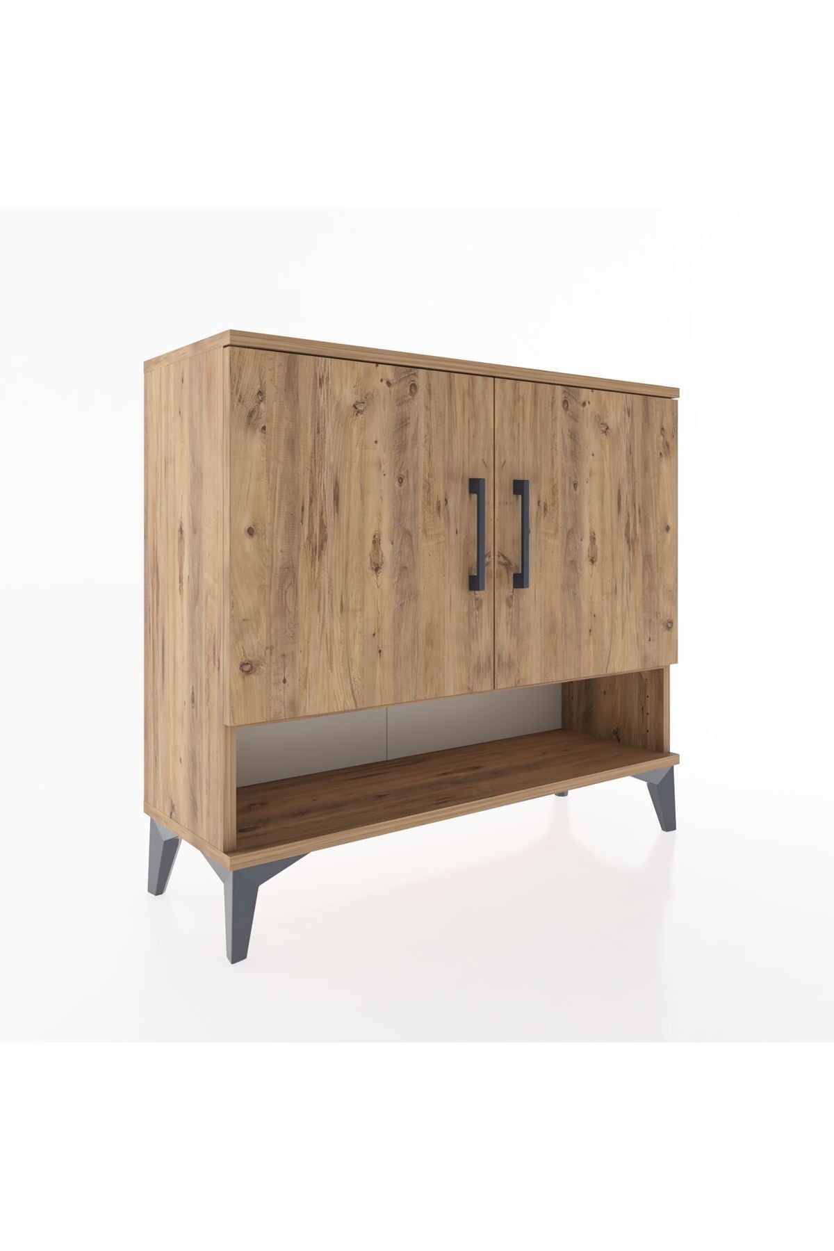 Arges Şifonyer 2 Raflı 2 Kapaklı 88x30x80 - S03M024V9A