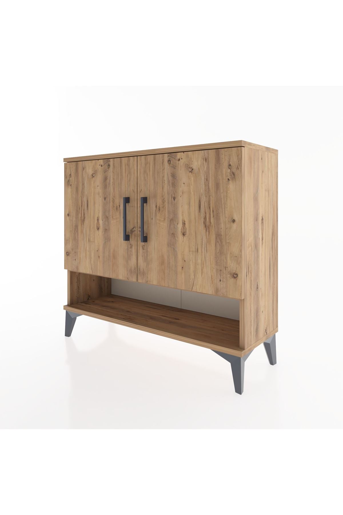 Arges Şifonyer 2 Raflı 2 Kapaklı 88x30x80 - S03M024V9A