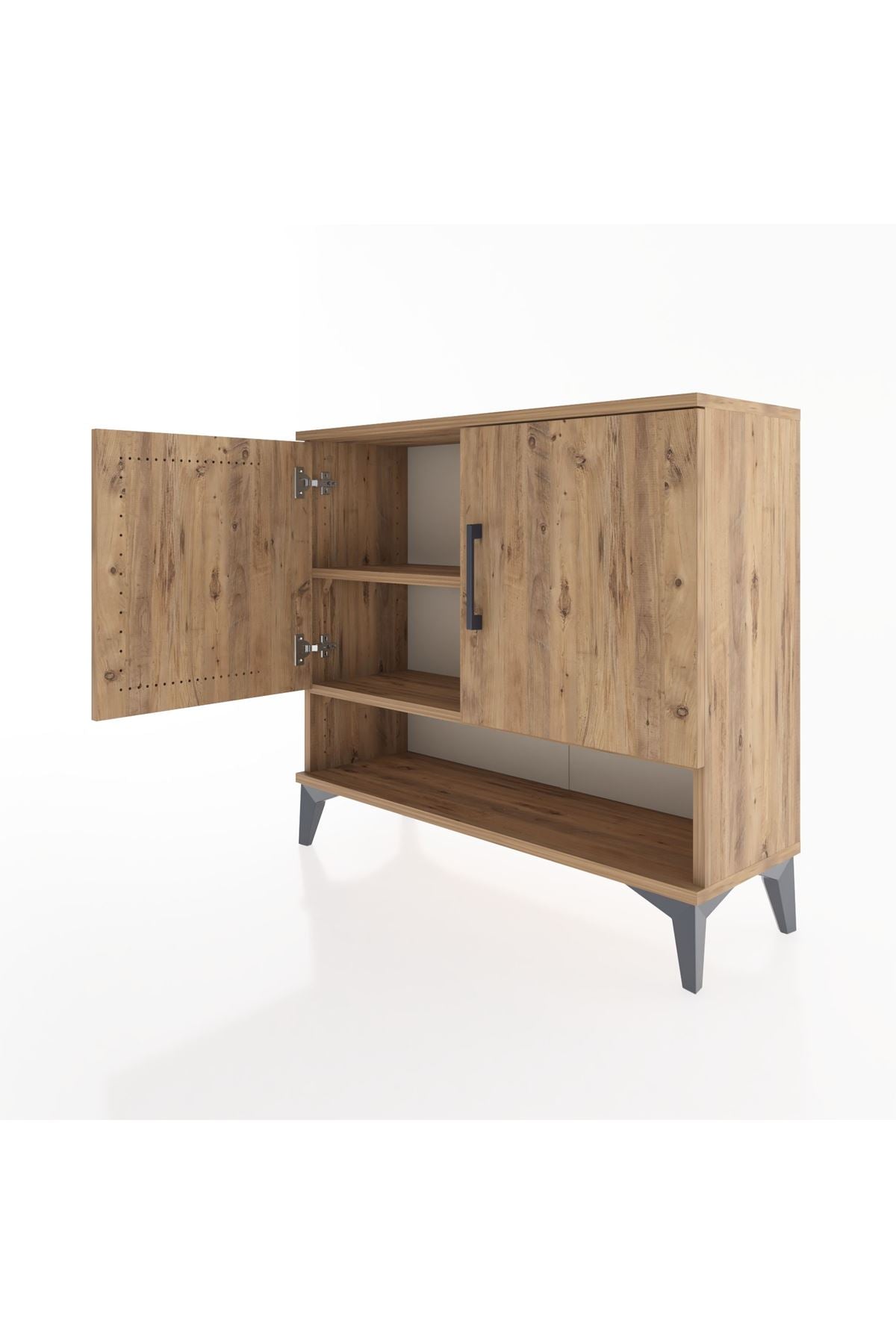 Arges Şifonyer 2 Raflı 2 Kapaklı 88x30x80 - S03M024V9A