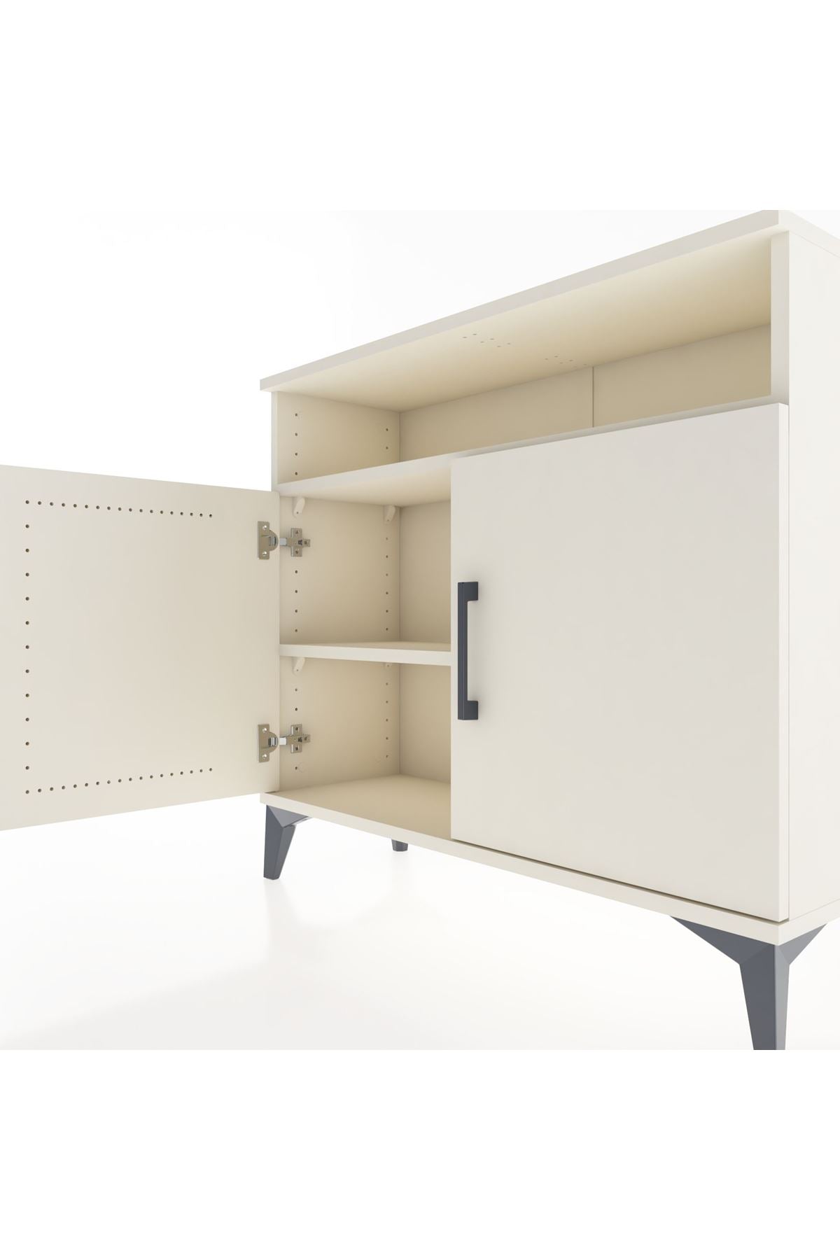 Arges Şifonyer 2 Raflı 2 Kapaklı 88x30x80 - S03M025V1A