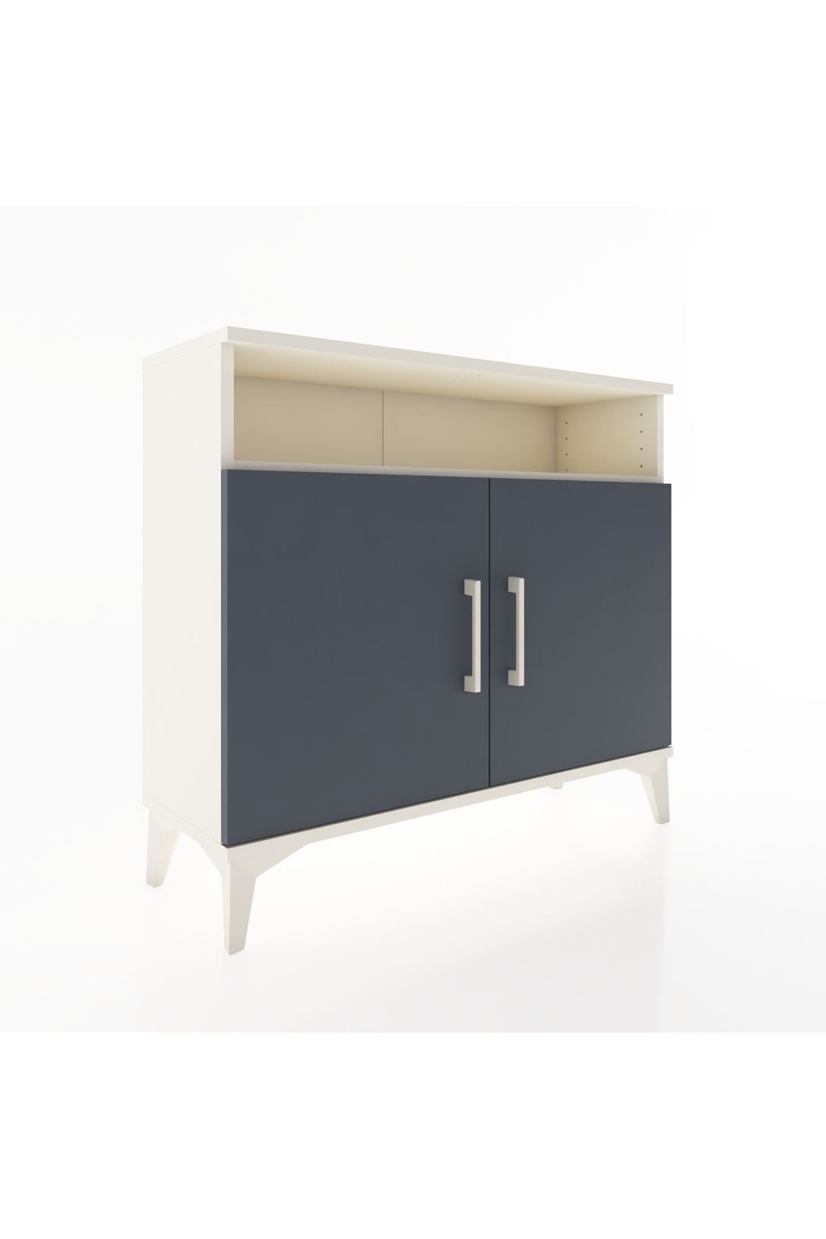 Arges Şifonyer 2 Raflı 2 Kapaklı 88x30x80 - S03M025V2A