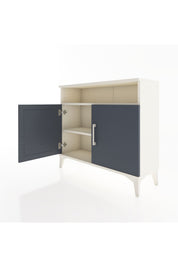 Arges Şifonyer 2 Raflı 2 Kapaklı 88x30x80 - S03M025V2A