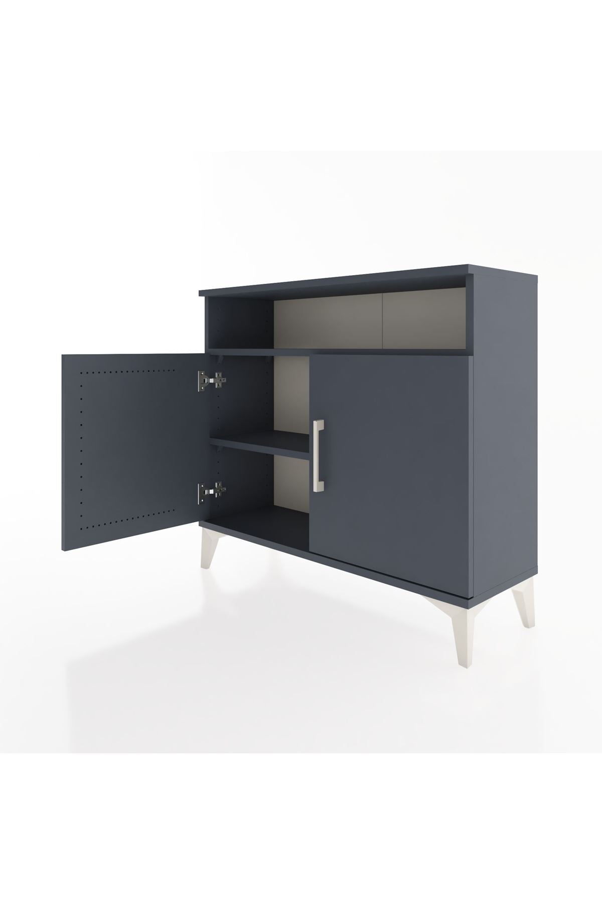 Arges Şifonyer 2 Raflı 2 Kapaklı 88x30x80 - S03M025V5A