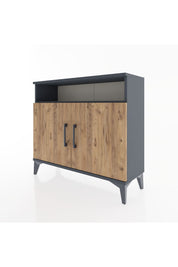 Arges Şifonyer 2 Raflı 2 Kapaklı 88x30x80 - S03M025V6A