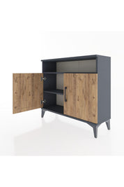 Arges Şifonyer 2 Raflı 2 Kapaklı 88x30x80 - S03M025V6A