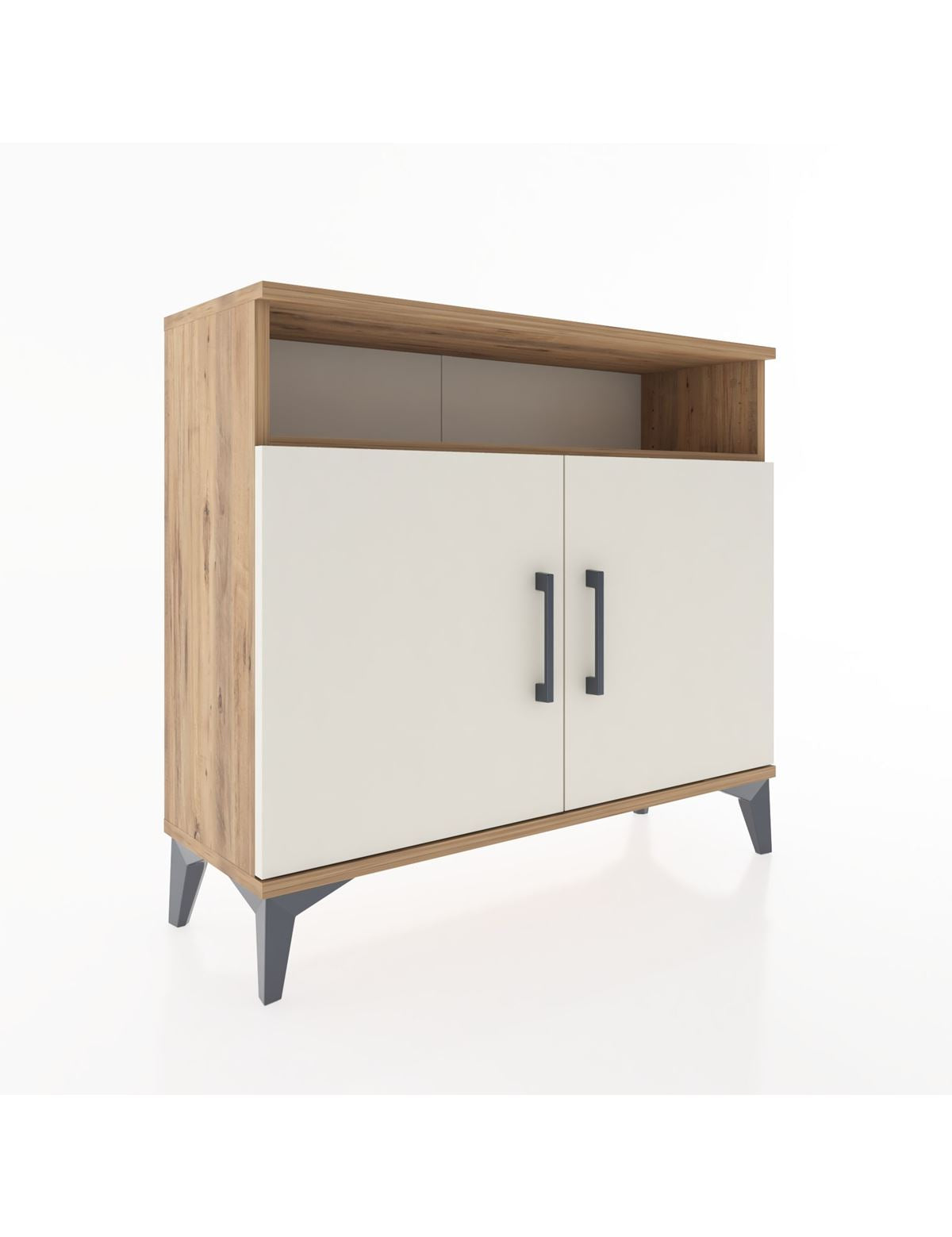 Arges Şifonyer 2 Raflı 2 Kapaklı 88x30x80 - S03M025V7A