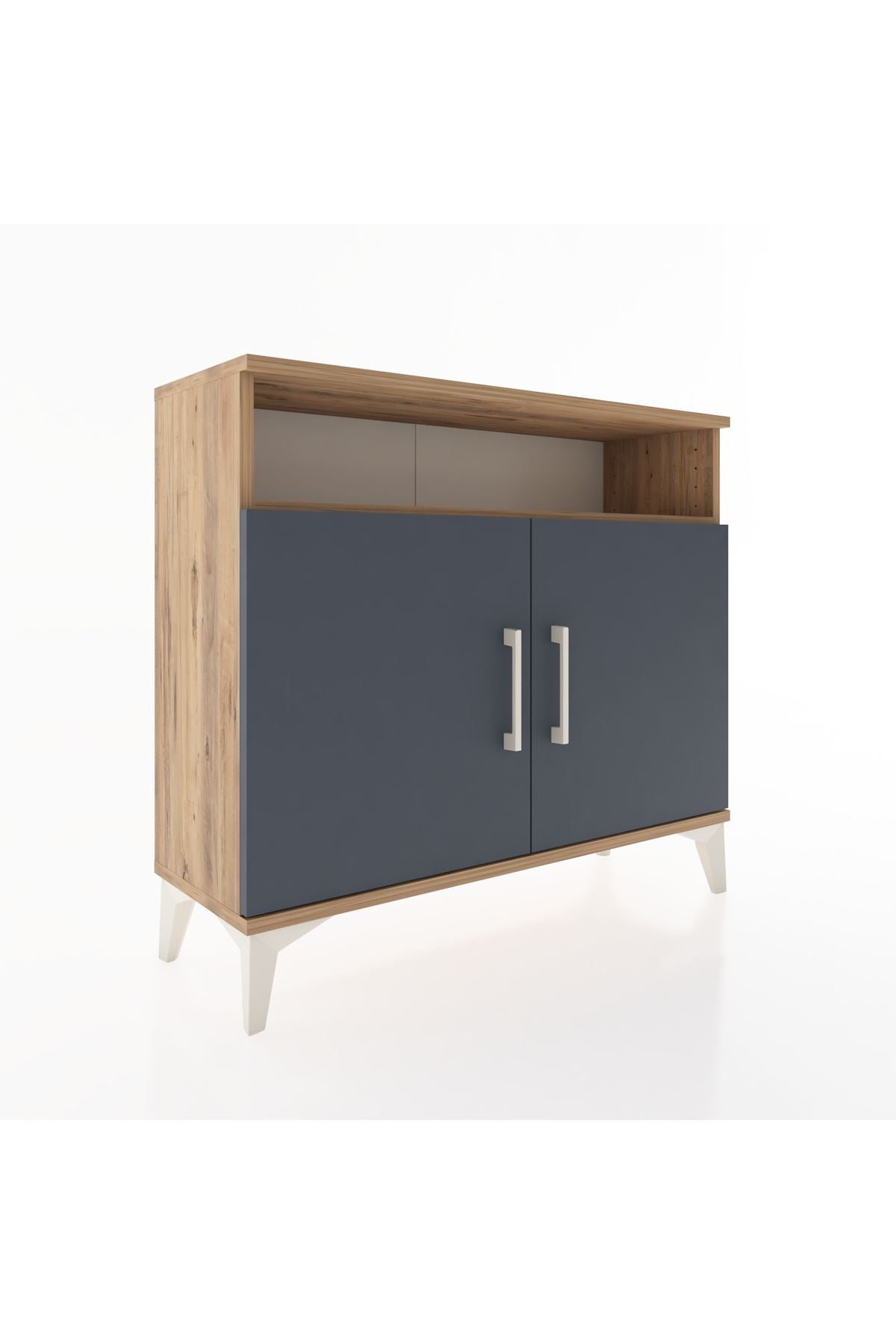 Arges Şifonyer 2 Raflı 2 Kapaklı 88x30x80 - S03M025V8A