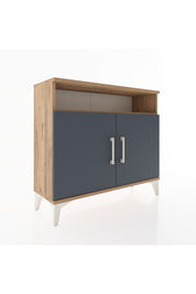 Arges Şifonyer 2 Raflı 2 Kapaklı 88x30x80 - S03M025V8A
