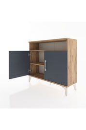 Arges Şifonyer 2 Raflı 2 Kapaklı 88x30x80 - S03M025V8A