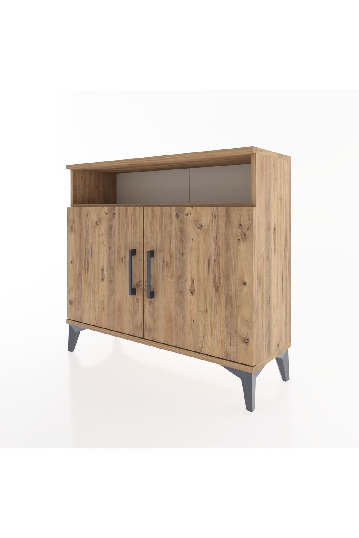 Arges Şifonyer 2 Raflı 2 Kapaklı 88x30x80 - S03M025V9A
