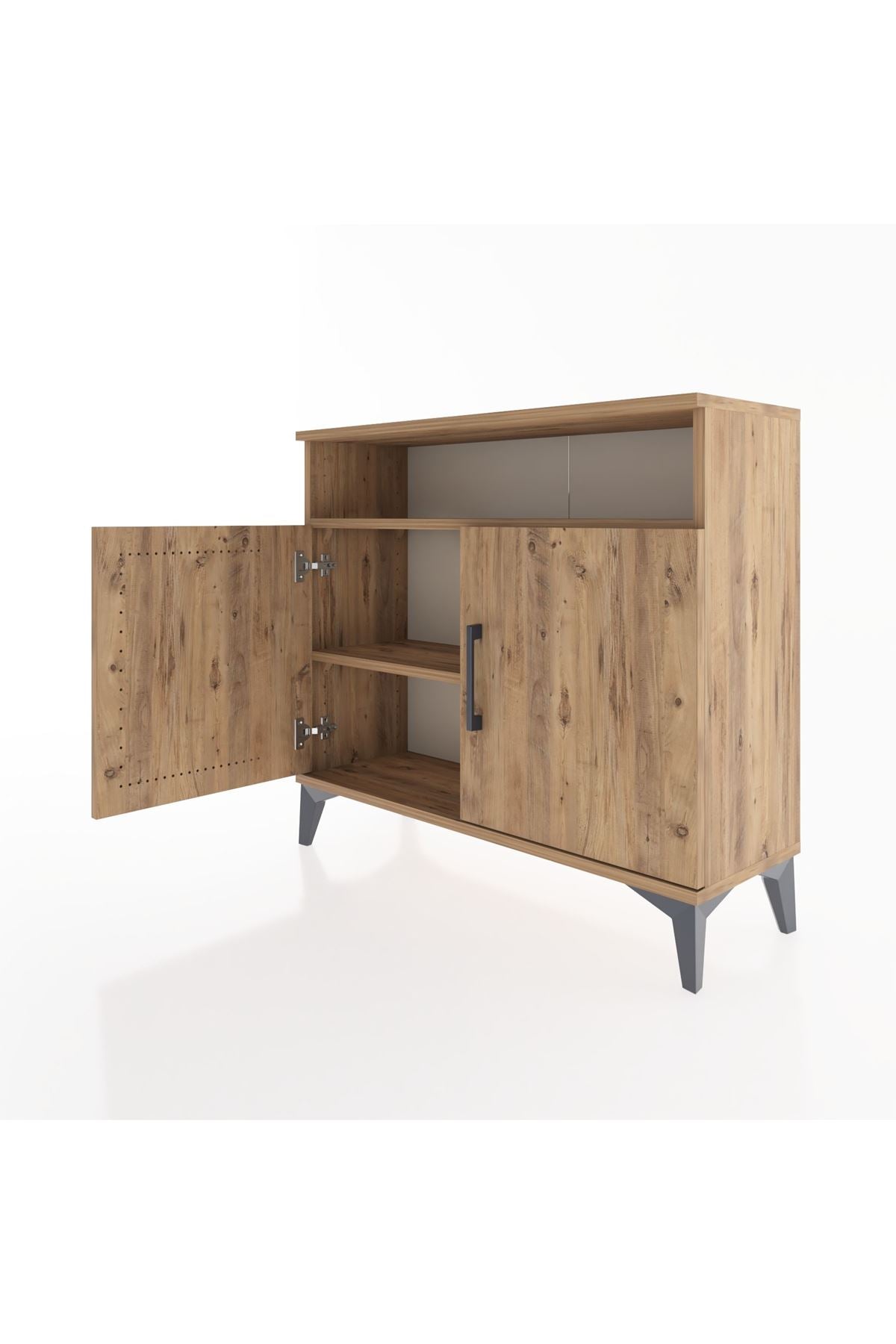 Arges Şifonyer 2 Raflı 2 Kapaklı 88x30x80 - S03M025V9A