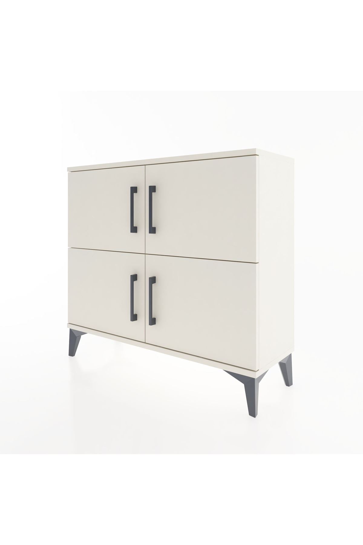 Arges Şifonyer 3 Raflı 4 Kapaklı 88x30x80 - S03M026V1A